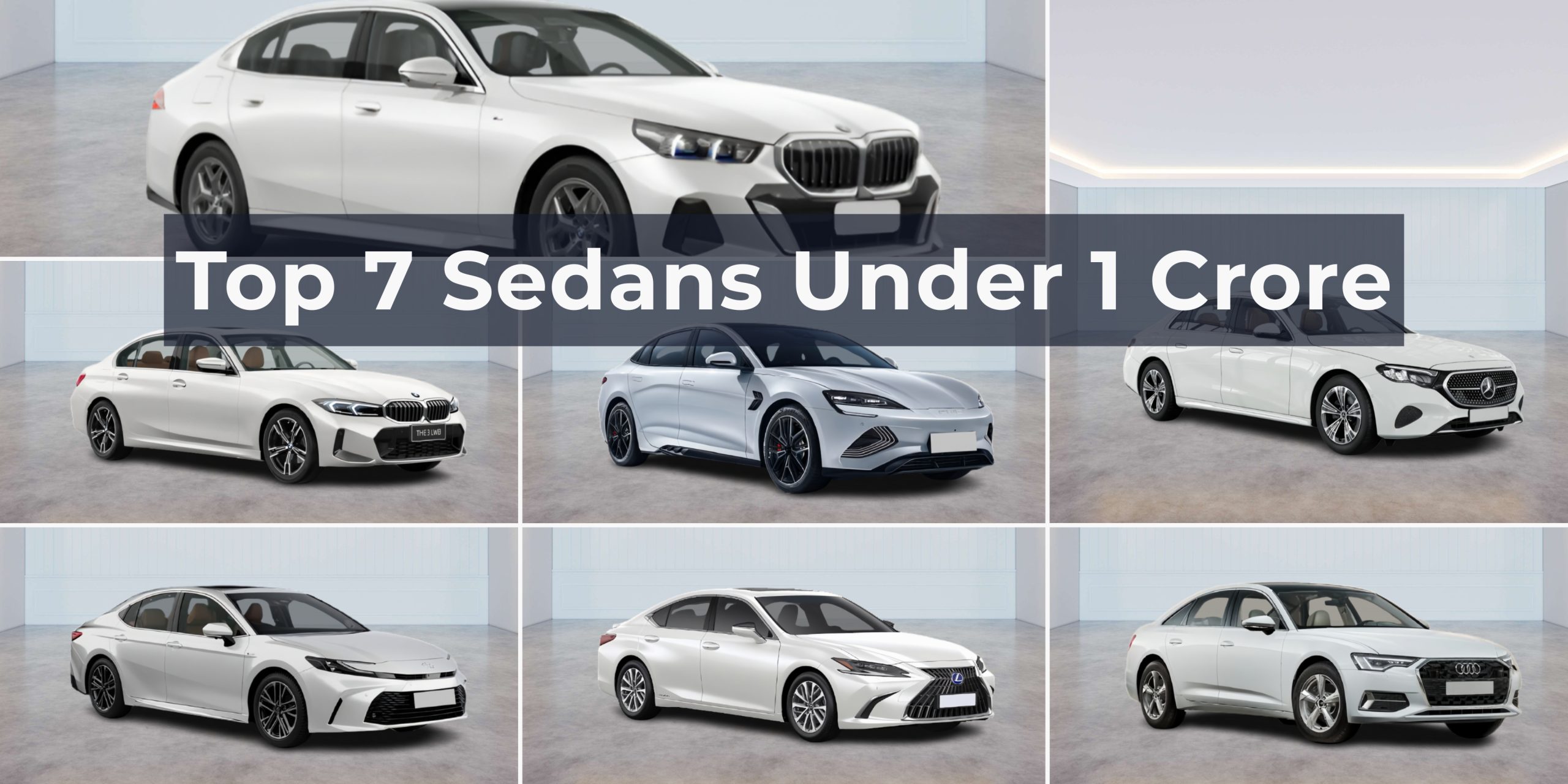 Top 7 Luxury Sedans Under ₹1 Crore in India (2025)