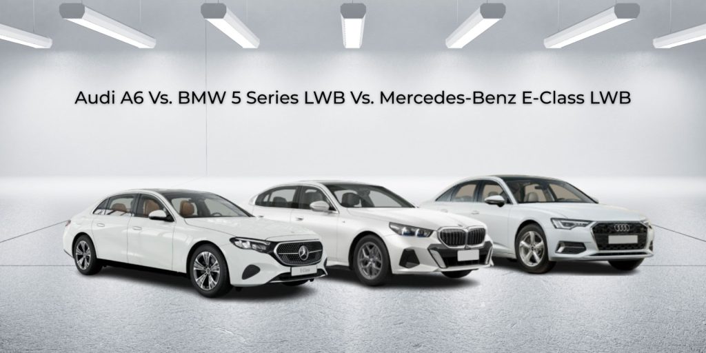 Audi A6 vs BMW 5 Series LWB vs Mercedes-Benz E-Class LWB