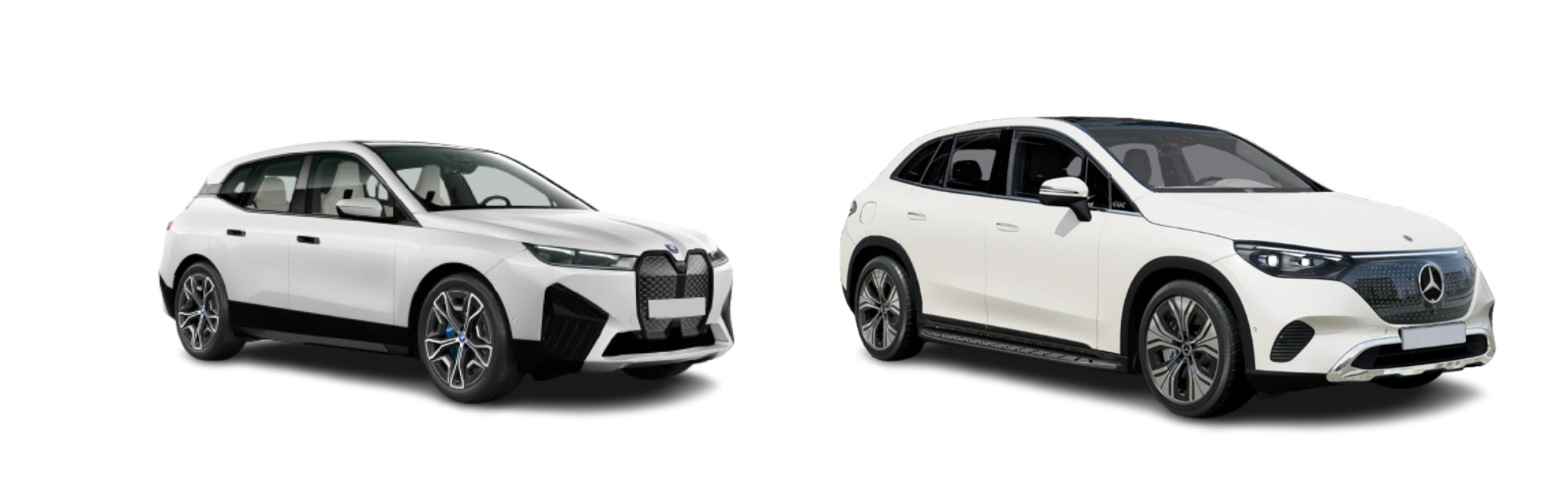  Mercedes EQE SUV vs BMW iX50