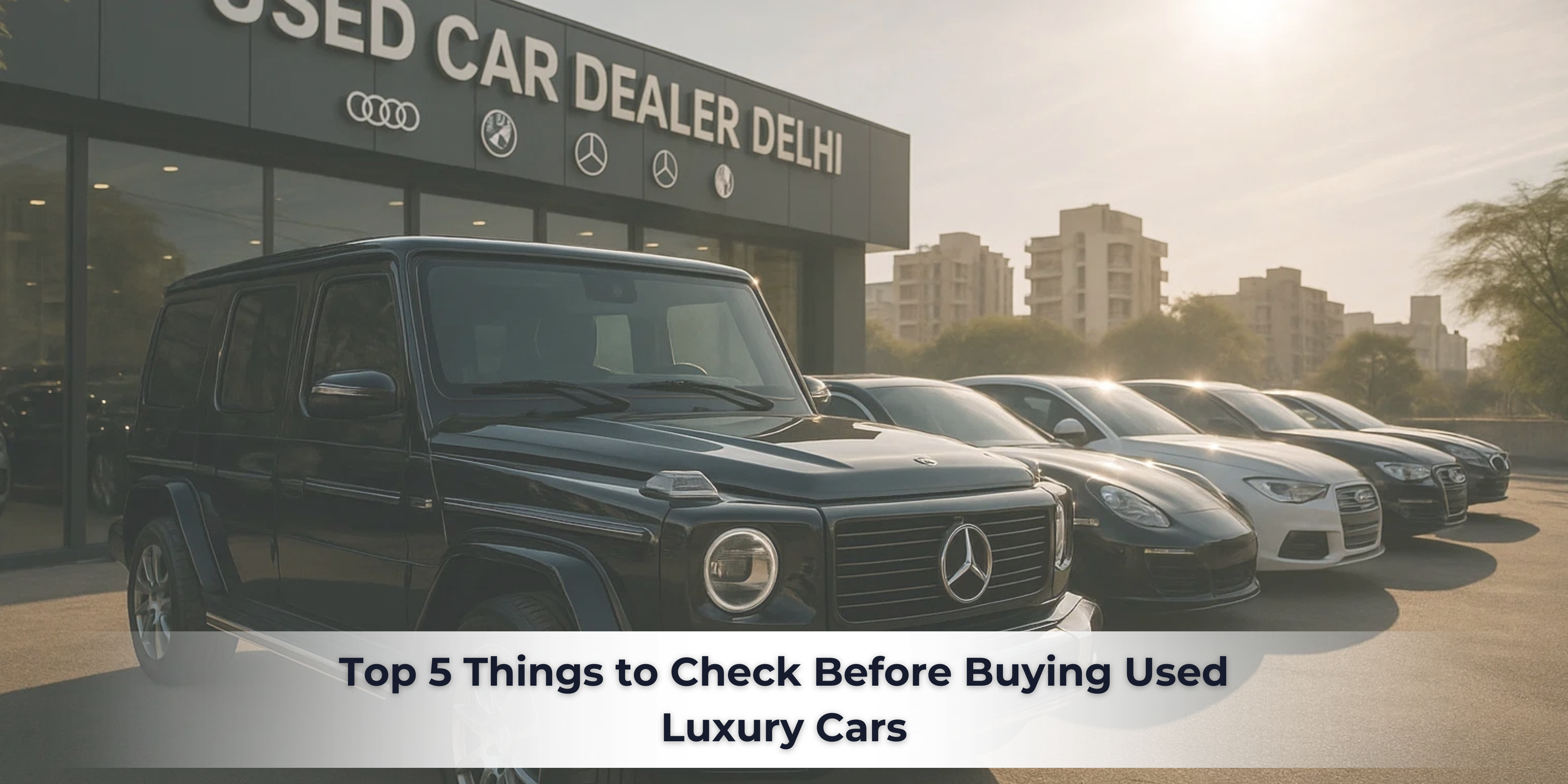 Top 5 Things to Check Before Buying Used Luxury Cars