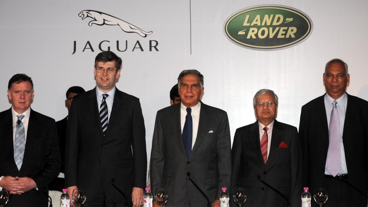 Ratan Tata with Ford team