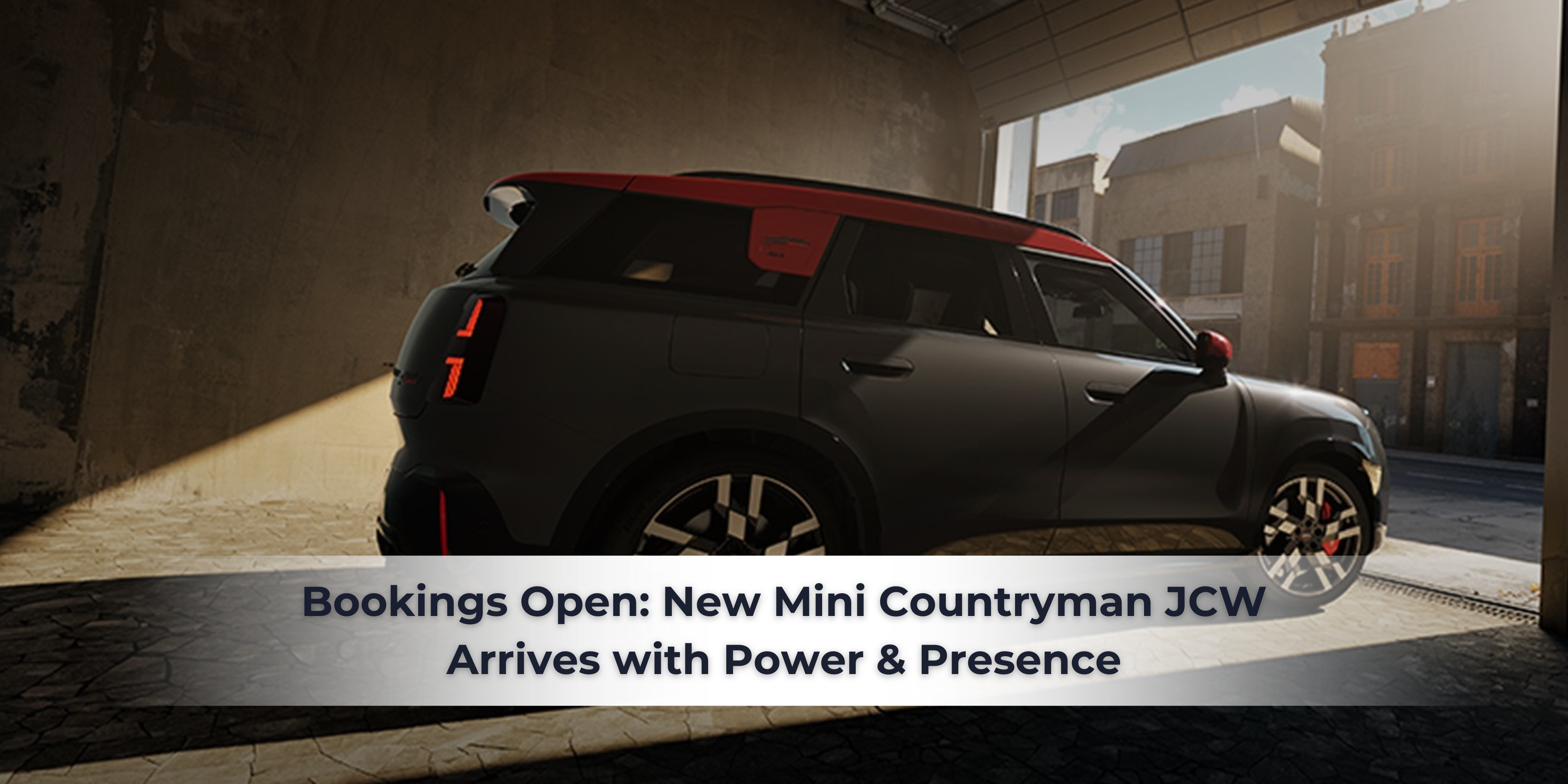 Bookings Open: New Mini Countryman JCW Arrives with Power & Presence