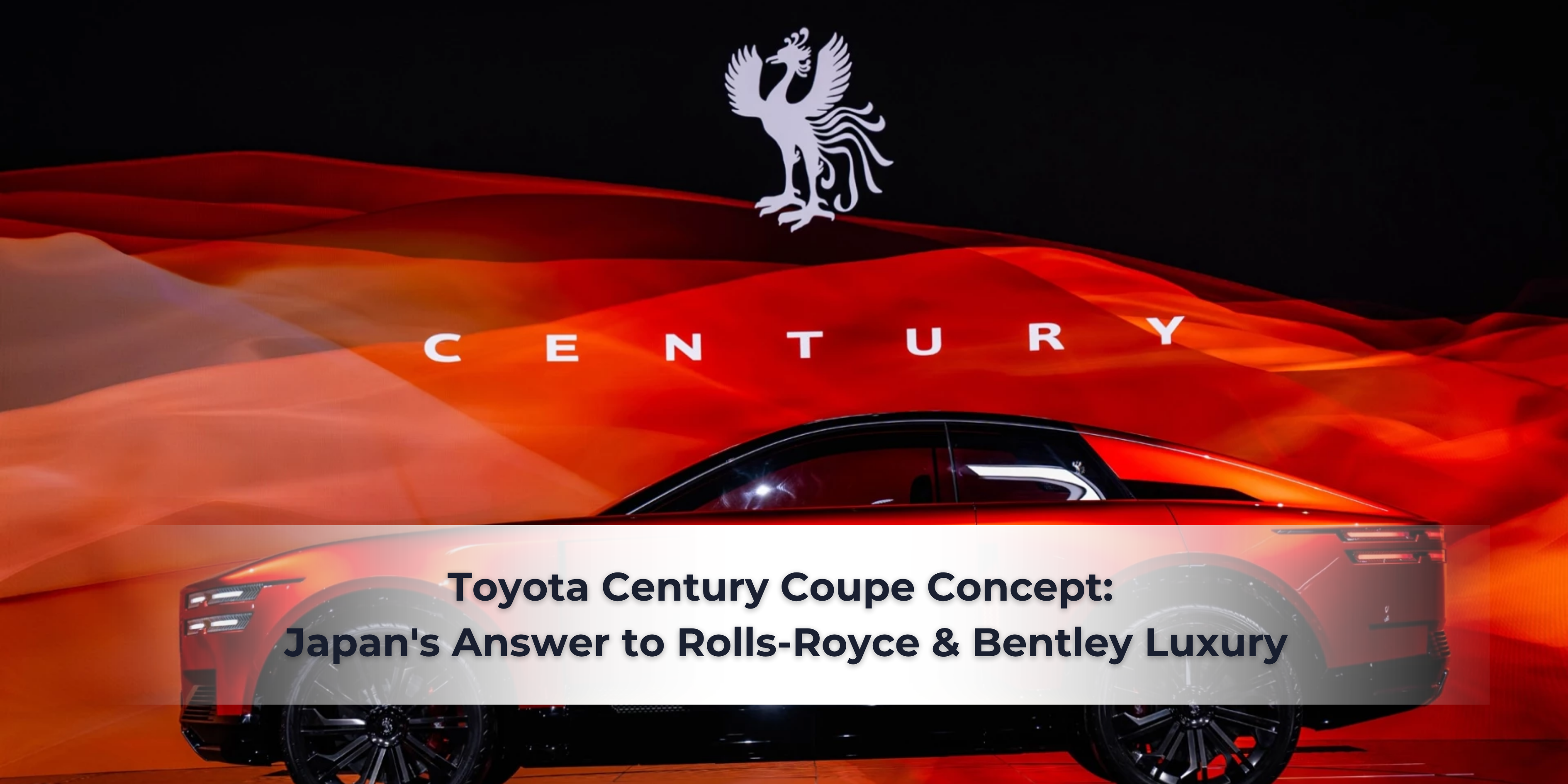 Toyota Century Coupe Concept Car