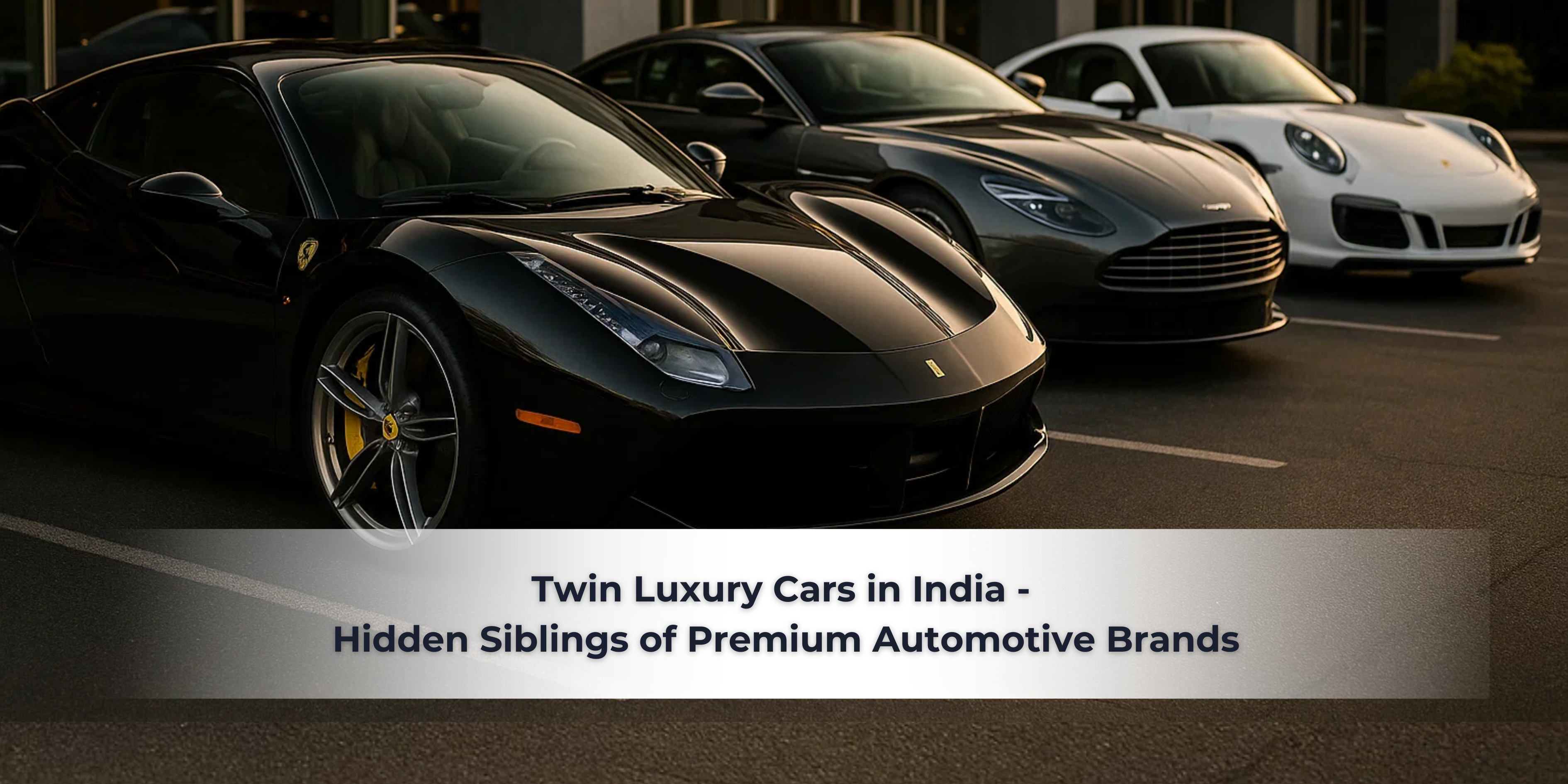 Twin Luxury Cars in India – Hidden Siblings of Premium Automotive Brands
