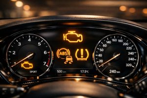 Amber and Yellow Warning Lights