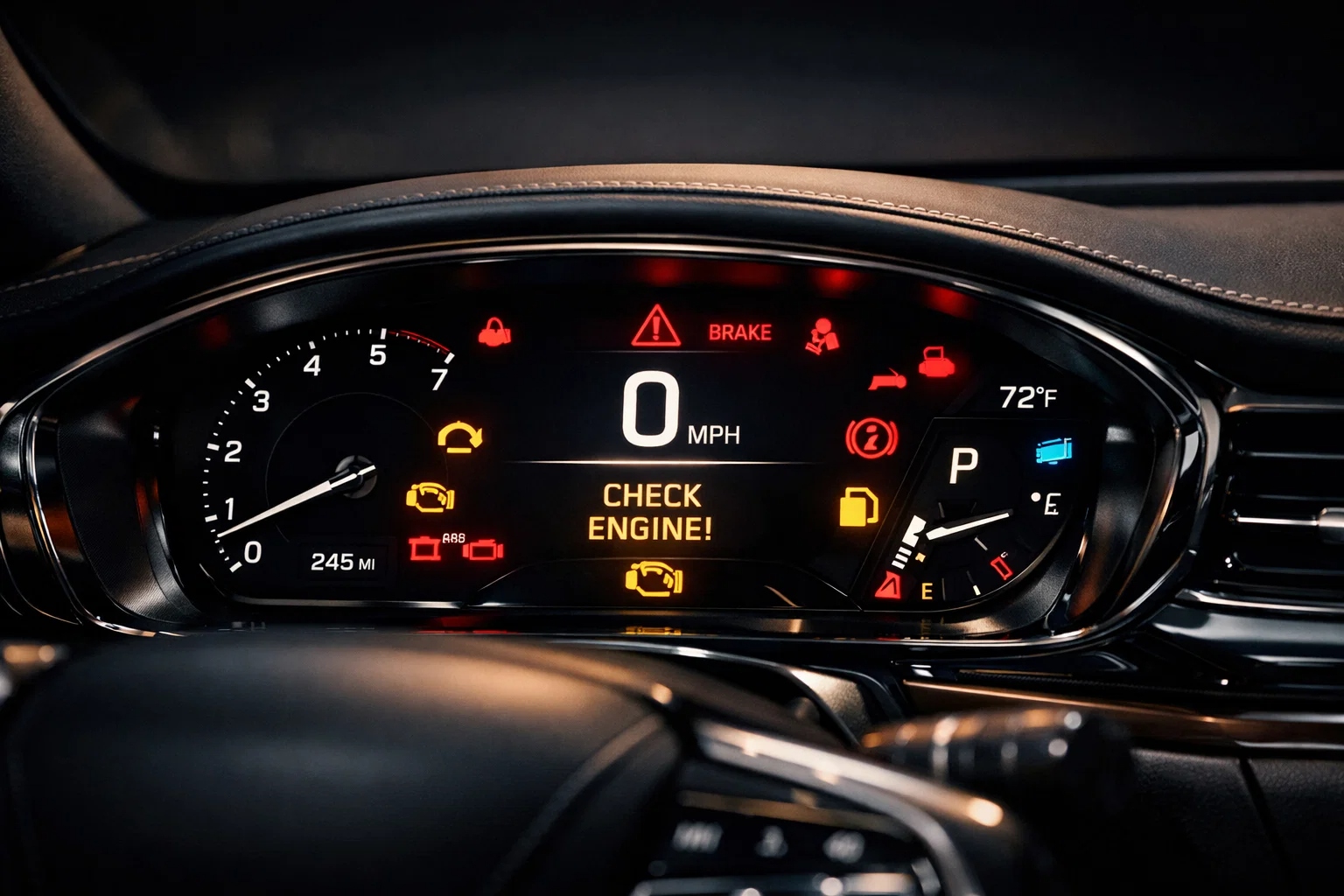 Read more about the article Dashboard Warning Lights Explained for Luxury Cars: What Each Symbol Means