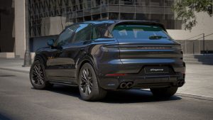 Porsche Cayenne GTS Back Side Angle